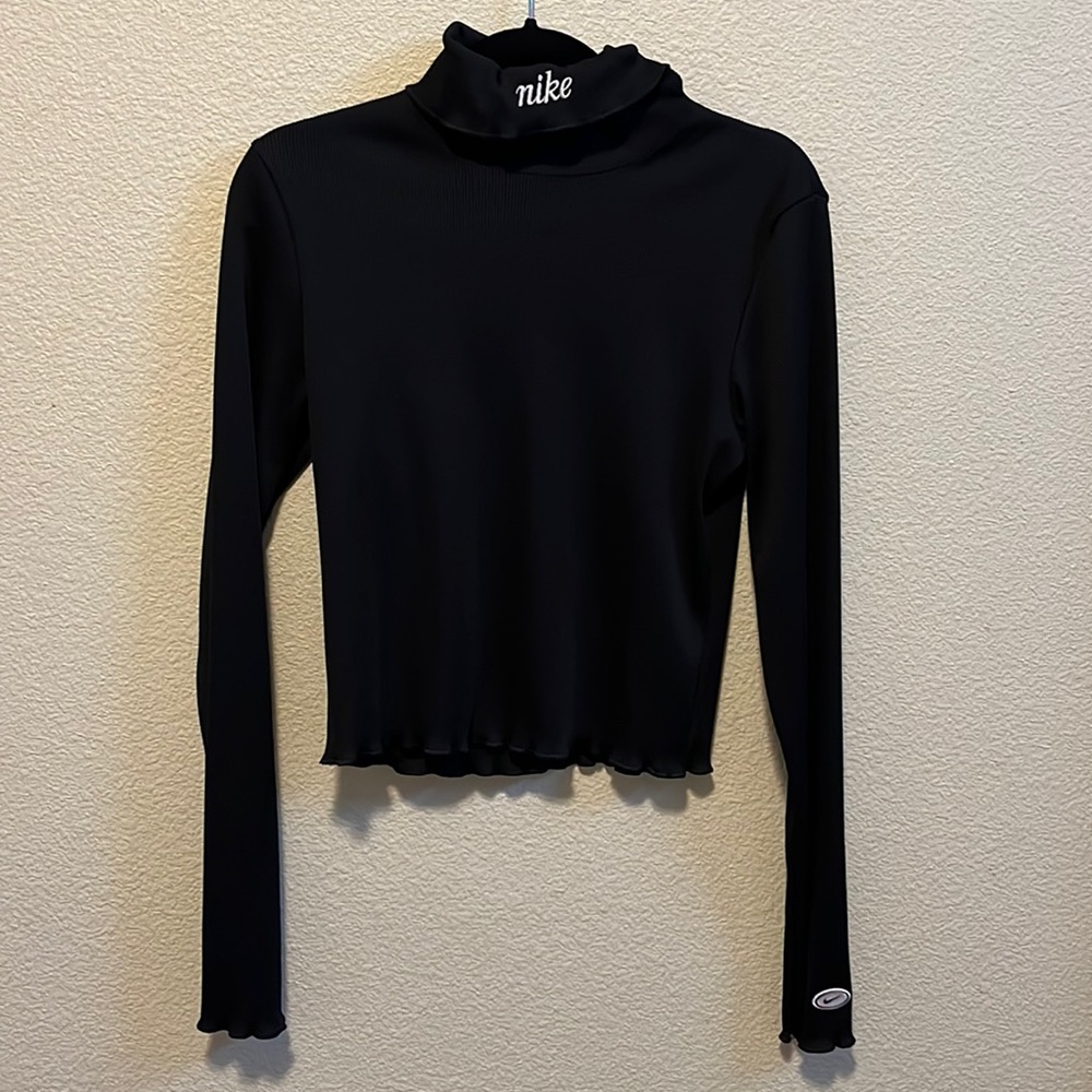 Black turtle neck Nike long sleeve shirt